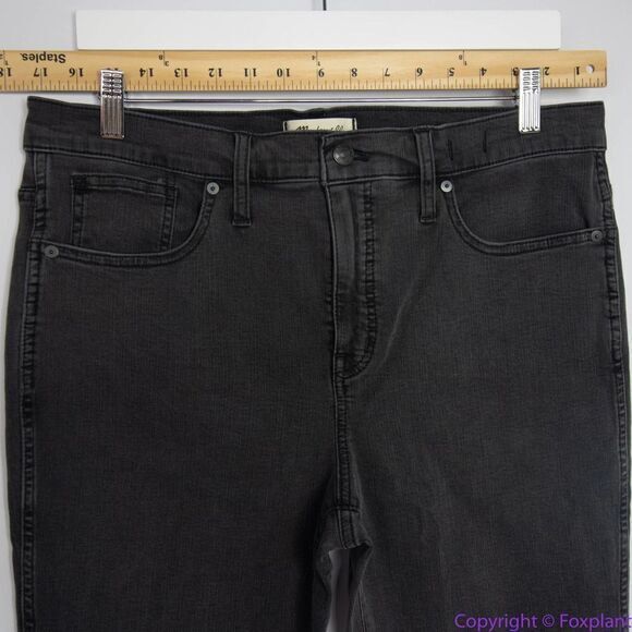 NEW Madewell Petite Stovepipe Jeans in Banberry Wash: Raw-Hem, P32 - Picture 7 of 16